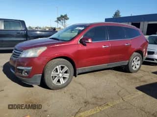 2015 Chevrolet Traverse LT с VIN 1GNKRHKD7FJ292138, выставлен на аукционе Copart как лот 86633115 с пробегом 130 215 миль миль и Чистый • Clean title. История ставок и продаж доступна на DreamBid. Изображение 1.