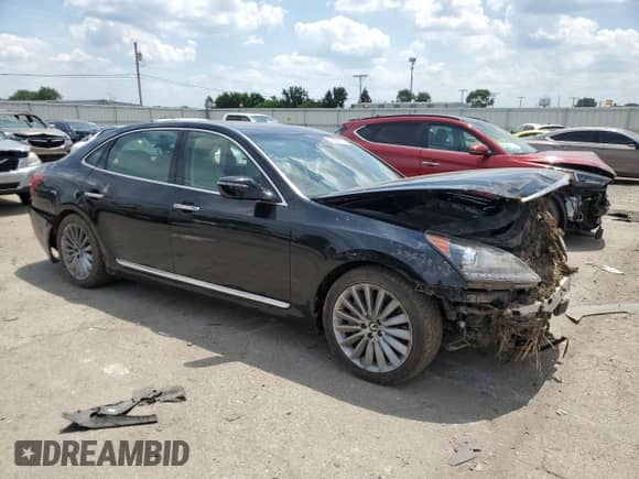 2016 Hyundai Equus Signature с VIN KMHGH4JH2GU102952, выставлен на аукционе Copart как лот 63366075 с пробегом 73 429 миль миль и Списание • Salvage title. История ставок и продаж доступна на DreamBid. Изображение 4.