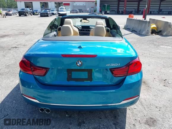 2020 BMW 4 Series 430i with VIN WBA4Z1C03L5R39849, listed as a IAAI auction lot 43349294 with 7,716 mi miles and . Bid and sale history available at DreamBid. Image 16.