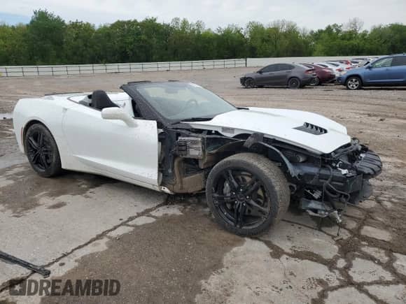 2016 Chevrolet Corvette 1LT with VIN 1G1YB3D71G5123625, listed as a Copart auction lot 53939265 with 55,049 mi miles and Salvage title. Bid and sale history available at DreamBid. Image 4.