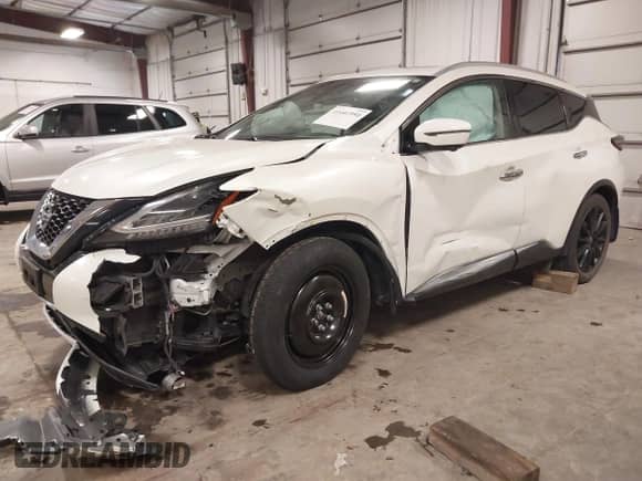 2021 Nissan Murano Platinum z VIN 5N1AZ2DSXMC138808, wystawiony jako IAAI lot #41441950 z przebiegiem 87 976 mil mil oraz . Historia ofert i sprzedaży dostępna na DreamBid. Obrazek 2.