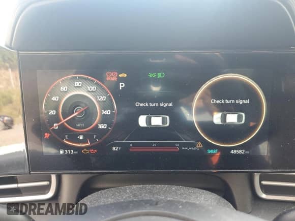 2023 Hyundai Elantra SEL with VIN KMHLS4AG4PU514880, listed as a Copart auction lot 80328845 with 48,582 mi miles and Salvage title. Bid and sale history available at DreamBid. Image 9.