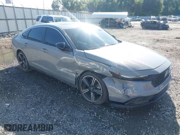 2024 Honda Accord Sport z VIN 1HGCY2F51RA074671, wystawiony jako IAAI lot #42602215 z przebiegiem 14 161 mil mil oraz . Historia ofert i sprzedaży dostępna na DreamBid. Obrazek 1.