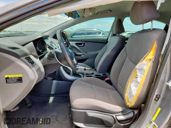 2014 Hyundai Elantra Limited with VIN KMHDH4AE5EU163492, listed as a Copart auction lot 63212835 with 110,808 mi miles and Salvage title. Bid and sale history available at DreamBid. Image 7.
