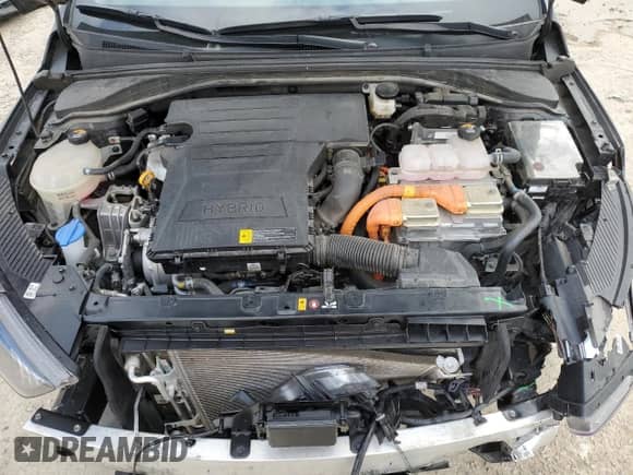 2021 Hyundai Ioniq Limited with VIN KMHC05LC2MU255047, listed as a Copart auction lot 44165295 with 46,826 mi miles and Salvage title. Bid and sale history available at DreamBid. Image 12.