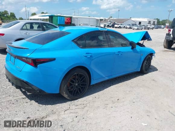 2024 Lexus IS 500 F Sport Performance z VIN JTHAP1D20R5005134, wystawiony jako IAAI lot #41833462 z przebiegiem 11 465 mil mil oraz . Historia ofert i sprzedaży dostępna na DreamBid. Obrazek 4.