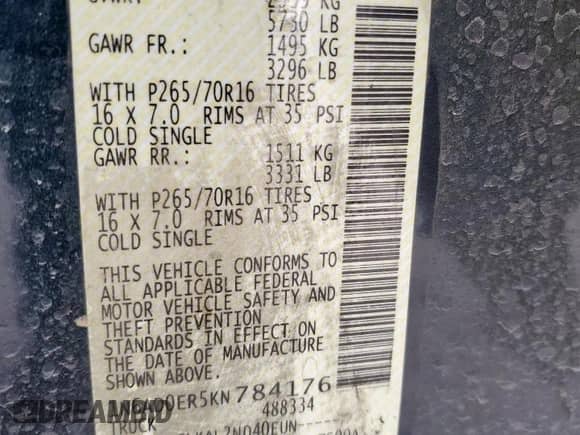 2019 Nissan Frontier S with VIN 1N6AD0ER5KN784176, listed as a Copart auction lot 65439425 with 90,898 mi miles and Salvage title. Bid and sale history available at DreamBid. Image 13.