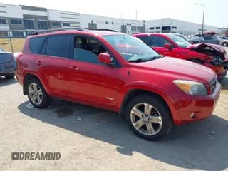 2008 Toyota RAV4 Sport with VIN JTMBK32V386043110, listed as a IAAI auction lot 43175530 with 215,678 mi miles and . Bid and sale history available at DreamBid. Image 1.