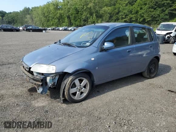 2008 Chevrolet Aveo LS с VIN KL1TD66628B074785, выставлен на аукционе Copart как лот 66278805 с пробегом 22 182 миль миль и Чистый • Clean title. История ставок и продаж доступна на DreamBid. Изображение 1.