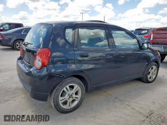 2009 Chevrolet Aveo 2LT with VIN KL1TG66E89B606962, listed as a Copart auction lot 68881145 with 91,917 mi miles and Clean title. Bid and sale history available at DreamBid. Image 3.
