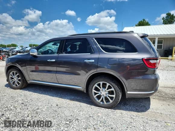 2017 Dodge Durango Citadel Anodized Platinum with VIN 1C4RDJEG7HC763036, listed as a Copart auction lot 64315125 with 107,696 mi miles and Clean title. Bid and sale history available at DreamBid. Image 2.