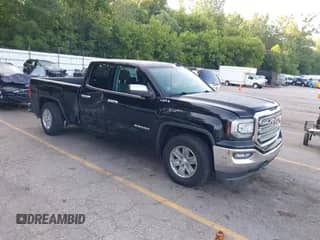 2018 GMC Sierra 1500 SLE z VIN 1GTV2MEC4JZ376112, wystawiony jako IAAI lot #42812473 z przebiegiem 131 229 mil mil oraz . Historia ofert i sprzedaży dostępna na DreamBid. Obrazek 1.