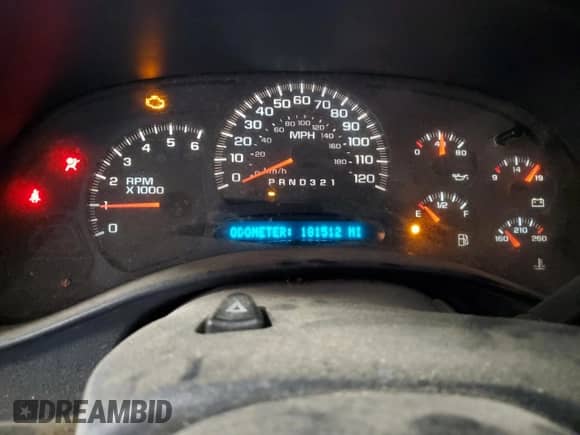 2006 Chevrolet Silverado 1500 LT3 z VIN 1GCEK19Z96Z167954, wystawiony jako Copart lot #64427625 z przebiegiem 181 512 mil mil oraz Czysty tytuł • Clean title. Historia ofert i sprzedaży dostępna na DreamBid. Obrazek 9.