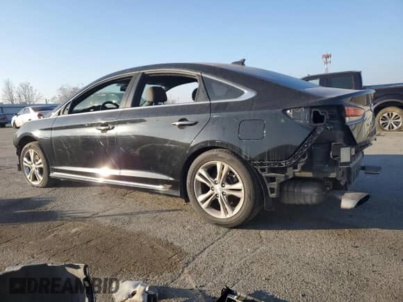 2018 Hyundai Sonata Sport Plus with VIN 5NPE34AF7JH671144, listed as a Copart auction lot 85147204 with Not provided miles and Salvage title. Bid and sale history available at DreamBid. Image 2.