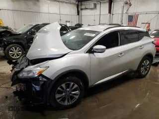 2017 Nissan Murano SL z VIN 5N1AZ2MH2HN114954, wystawiony jako Copart lot #64453925 z przebiegiem 87 309 mil mil oraz Nie do naprawy • Non repairable. Historia ofert i sprzedaży dostępna na DreamBid. Obrazek 1.
