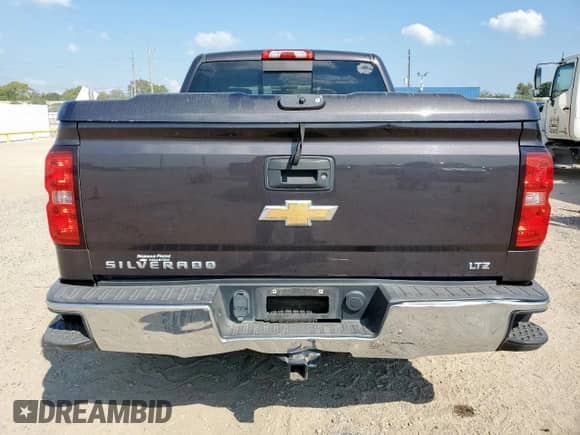 2014 Chevrolet Silverado 1500 LTZ with VIN 3GCPCSEC2EG474815, listed as a Copart auction lot 80324855 with 176,383 mi miles and Salvage title. Bid and sale history available at DreamBid. Image 6.