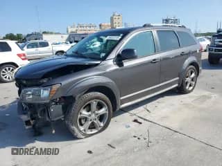 2017 Dodge Journey Crossroad with VIN 3C4PDCGG2HT585315, listed as a Copart auction lot 56022235 with Not provided miles and Salvage title. Bid and sale history available at DreamBid. Image 1.
