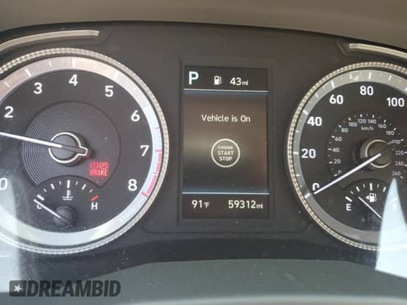 2023 Hyundai Sonata SEL z VIN KMHL64JA3PA286873, wystawiony jako Copart lot #81056525 z przebiegiem 59 312 mil mil oraz Szkoda całkowita • Salvage title. Historia ofert i sprzedaży dostępna na DreamBid. Obrazek 9.