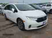 2023 Honda Odyssey EX-L with VIN 5FNRL6H6XPB055979, listed as a IAAI auction lot 42443479 with 61,873 mi miles and . Bid and sale history available at DreamBid. Image 1.