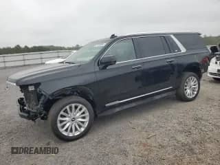 2024 Cadillac Escalade ESV 4WD Luxury с VIN 1GYS4JKL8RR386177, выставлен на аукционе Copart как лот 67436385 с пробегом 12 872 миль миль и Списание • Salvage title. История ставок и продаж доступна на DreamBid. Изображение 1.