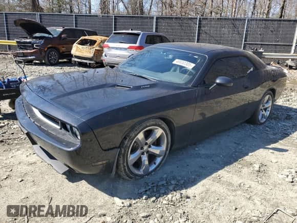 2014 Dodge Challenger R/T Plus with VIN 2C3CDYBT5EH108936, listed as a Copart auction lot 46652305 with 229,673 mi miles and Salvage title. Bid and sale history available at DreamBid. Image 1.