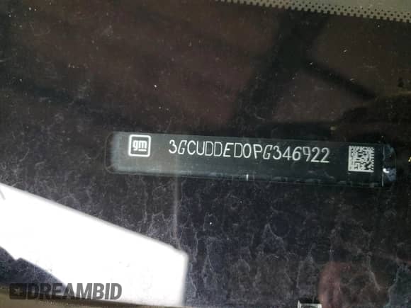 2023 Chevrolet Silverado 1500 LT с VIN 3GCUDDED0PG346922, выставлен на аукционе Copart как лот 68035775 с пробегом 37 278 миль миль и Списание • Salvage title. История ставок и продаж доступна на DreamBid. Изображение 13.