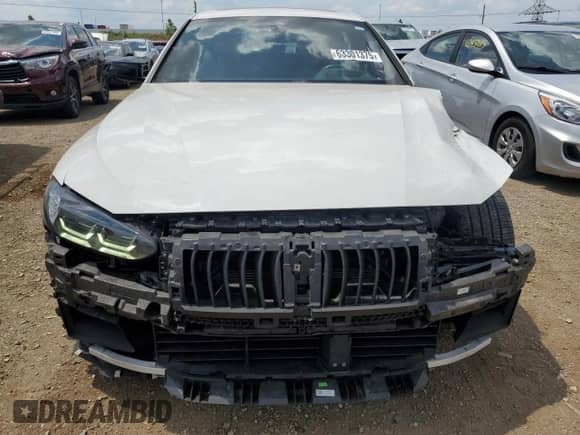 2022 BMW 4 Series M440i xDrive с VIN WBA13AW05NFN09933, выставлен на аукционе Copart как лот 63301375 с пробегом 38 623 миль миль и Списание • Salvage title. История ставок и продаж доступна на DreamBid. Изображение 5.