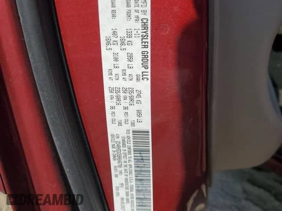 2011 Dodge Grand Caravan Crew with VIN 2D4RN5DG5BR646790, listed as a Copart auction lot 82227525 with Not provided miles and Clean title. Bid and sale history available at DreamBid. Image 14.