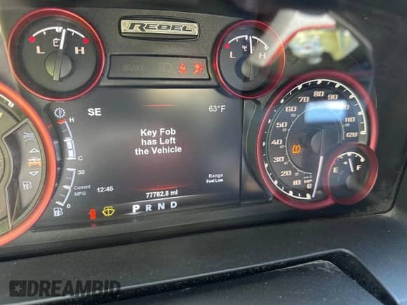 2017 Ram 1500 Rebel z VIN 1C6RR7YT3HS795329, wystawiony jako Copart lot #66280055 z przebiegiem 77 782 mil mil oraz Czysty tytuł • Clean title. Historia ofert i sprzedaży dostępna na DreamBid. Obrazek 8.