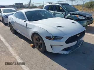 2019 Ford Mustang EcoBoost with VIN 1FA6P8TH3K5181127, listed as a IAAI auction lot 42871791 with 86,753 mi miles and . Bid and sale history available at DreamBid. Image 1.