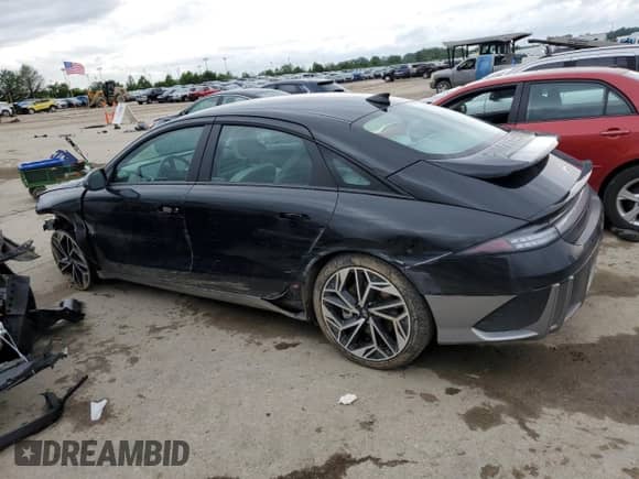 2023 Hyundai Ioniq 6 Preferred с VIN KMHM34ACXPA050798, выставлен на аукционе Copart как лот 55333134 с пробегом 14 680 миль миль и Списание • Salvage title. История ставок и продаж доступна на DreamBid. Изображение 2.