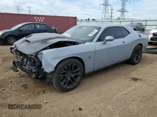 2021 Dodge Challenger R/T Scat Pack with VIN 2C3CDZFJ4MH507995, listed as a Copart auction lot 66366885 with 57,150 mi miles and Salvage title. Bid and sale history available at DreamBid. Image 1.