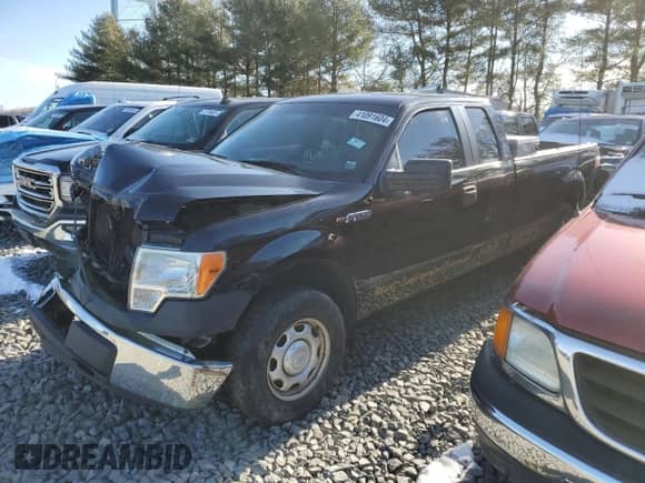 2011 Ford F-150 XL with VIN 1FTVX1EF6BKE07851, listed as a Copart auction lot 41091604 with 158,042 mi miles and Salvage title. Bid and sale history available at DreamBid. Image 1.