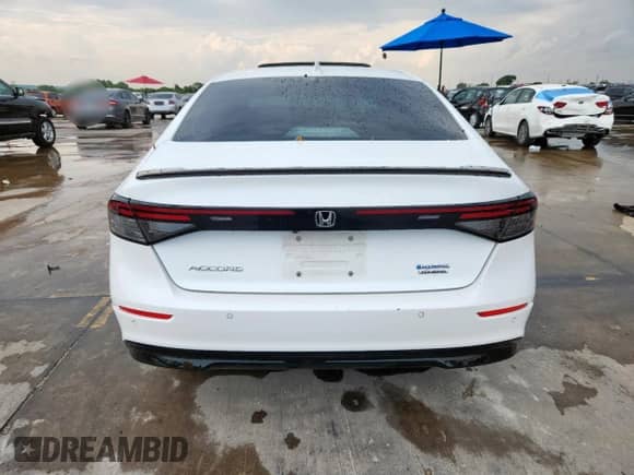 2024 Honda Accord Touring with VIN 1HGCY2F80RA043325, listed as a Copart auction lot 70114015 with 58,533 mi miles and Salvage title. Bid and sale history available at DreamBid. Image 6.