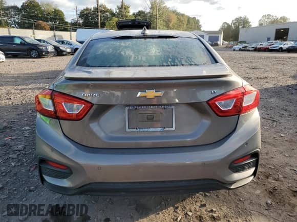 2018 Chevrolet Cruze LT with VIN 1G1BE5SM1J7153771, listed as a Copart auction lot 81949635 with 73,172 mi miles and Salvage title. Bid and sale history available at DreamBid. Image 6.