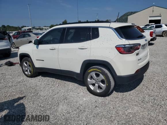 2021 Jeep Compass Latitude with VIN 3C4NJDBB0MT589407, listed as a Copart auction lot 71501795 with 62,093 mi miles and Salvage title. Bid and sale history available at DreamBid. Image 2.