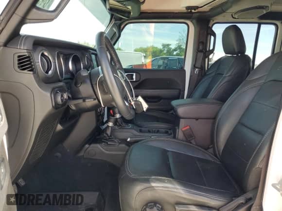 2022 Jeep Wrangler Unlimited Sahara Altitude с VIN 1C4HJXEG1NW254593, выставлен на аукционе Copart как лот 64974425 с пробегом 50 215 миль миль и Списание • Salvage title. История ставок и продаж доступна на DreamBid. Изображение 7.