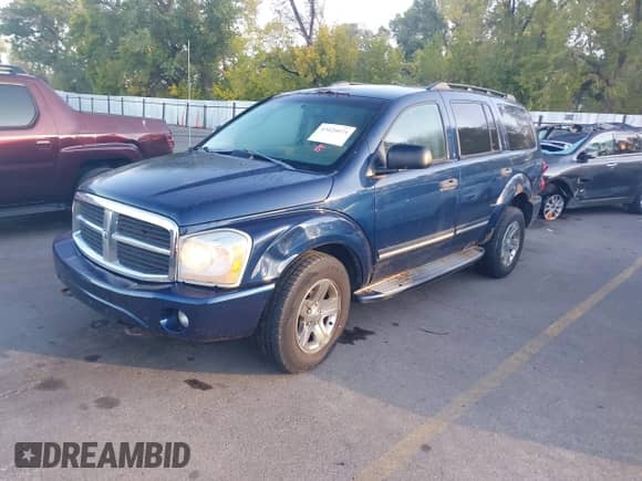 2004 Dodge Durango Limited with VIN 1D4HB58D04F173900, listed as a IAAI auction lot 43420074 with 206,024 mi miles and . Bid and sale history available at DreamBid. Image 2.