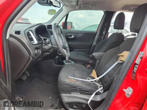 2018 Jeep Renegade Latitude with VIN ZACCJABB8JPH05350, listed as a Copart auction lot 65545705 with 66,020 mi miles and Salvage title. Bid and sale history available at DreamBid. Image 7.