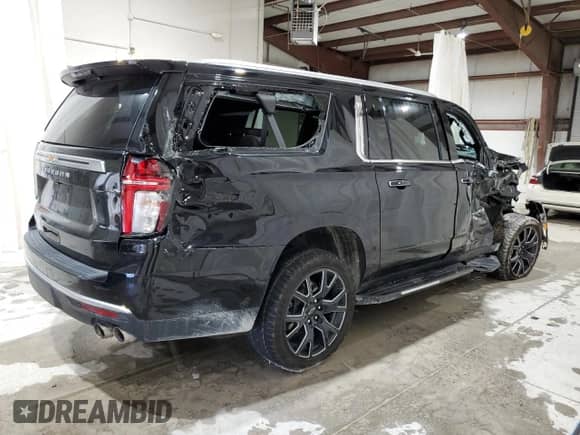 2023 Chevrolet Suburban High Country z VIN 1GNSKGKL6PR335103, wystawiony jako Copart lot #81583084 z przebiegiem 49 912 mil mil oraz Szkoda całkowita • Salvage title. Historia ofert i sprzedaży dostępna na DreamBid. Obrazek 3.