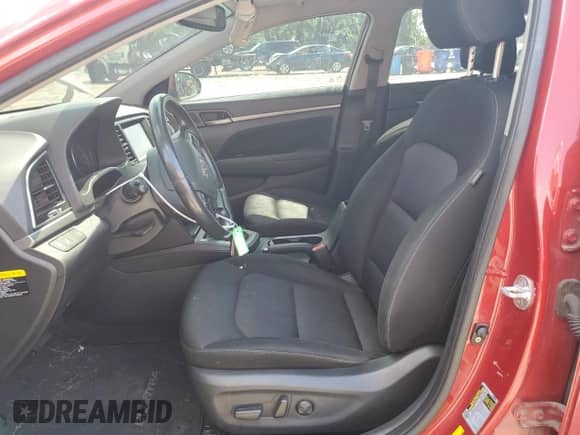 2017 Hyundai Elantra Limited with VIN KMHD84LF6HU410626, listed as a Copart auction lot 61585925 with 86,164 mi miles and Salvage title. Bid and sale history available at DreamBid. Image 7.