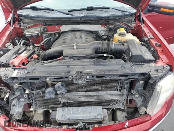 2013 Ford F-150 Lariat with VIN 1FTFW1ET1DKF72240, listed as a Copart auction lot 84885545 with 193,067 mi miles and Salvage title. Bid and sale history available at DreamBid. Image 11.