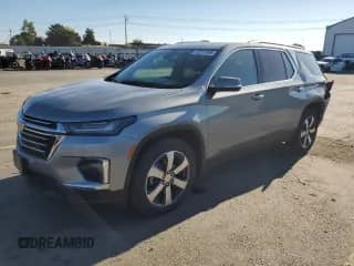 2023 Chevrolet Traverse LT with VIN 1GNEVHKW5PJ272143, listed as a Copart auction lot 82217395 with 41,111 mi miles and Salvage title. Bid and sale history available at DreamBid. Image 1.