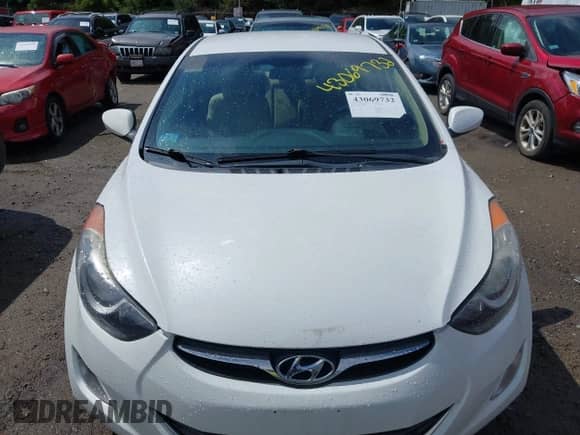 2013 Hyundai Elantra GLS with VIN 5NPDH4AE6DH425954, listed as a IAAI auction lot 43069732 with 85,239 mi miles and . Bid and sale history available at DreamBid. Image 6.