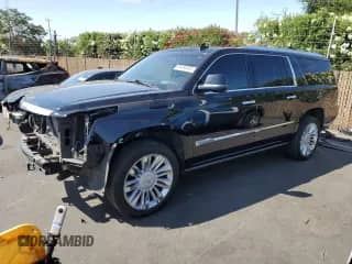 2016 Cadillac Escalade ESV Platinum с VIN 1GYS4KKJ4GR290449, выставлен на аукционе Copart как лот 65465005 с пробегом 92 801 миль миль и Списание • Salvage title. История ставок и продаж доступна на DreamBid. Изображение 1.