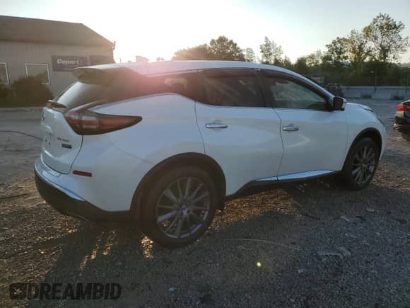 2021 Nissan Murano SV z VIN 5N1AZ2BSXMC136639, wystawiony jako Copart lot #68970045 z przebiegiem 67 303 mil mil oraz Szkoda całkowita • Salvage title. Historia ofert i sprzedaży dostępna na DreamBid. Obrazek 3.