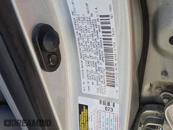 2006 Toyota Tacoma PreRunner с VIN 5TEJU62N46Z217712, выставлен на аукционе Copart как лот 80951425 с пробегом 268 947 миль миль и Чистый • Clean title. История ставок и продаж доступна на DreamBid. Изображение 12.