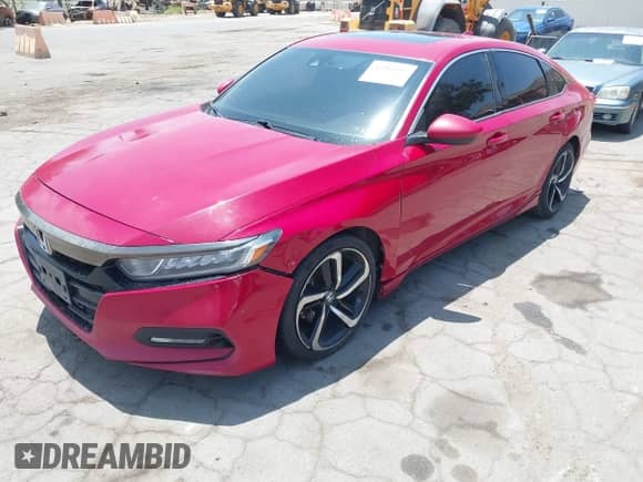 2019 Honda Accord Sport z VIN 1HGCV2F33KA027817, wystawiony jako IAAI lot #42586047 z przebiegiem 173 436 mil mil oraz . Historia ofert i sprzedaży dostępna na DreamBid. Obrazek 2.