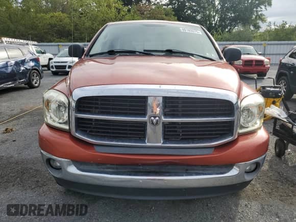 2007 Dodge 1500 SLT with VIN 1D7HU18287S268513, listed as a Copart auction lot 80183575 with 110,656 mi miles and Salvage title. Bid and sale history available at DreamBid. Image 5.