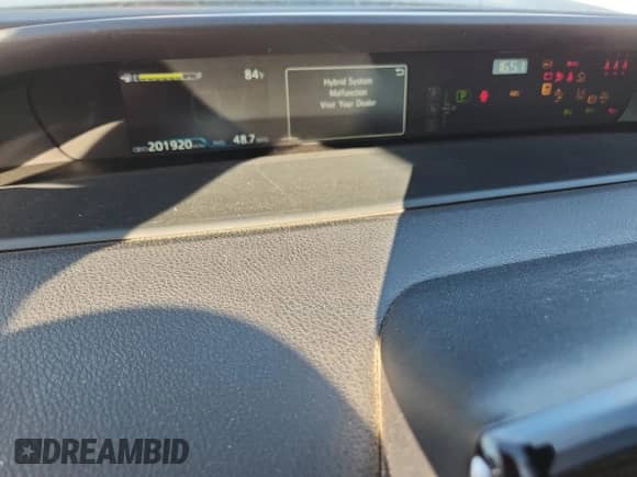 2021 Toyota Prius LE with VIN JTDL9MFU8M3025155, listed as a Copart auction lot 84413165 with 201,920 mi miles and Salvage title. Bid and sale history available at DreamBid. Image 9.